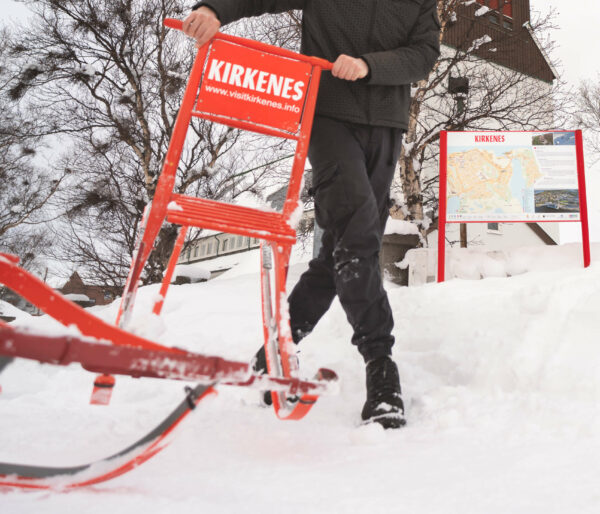 Walking/kick sledge tour in Kirkenes centrum (KI90-pt) – Image 2