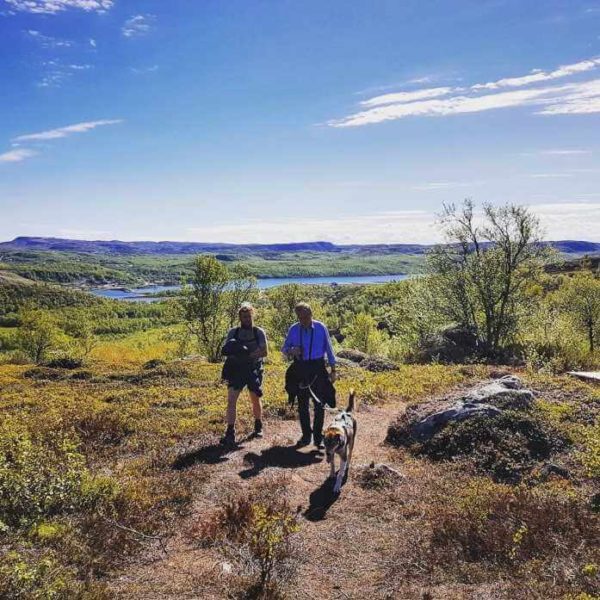 Hiking in summer