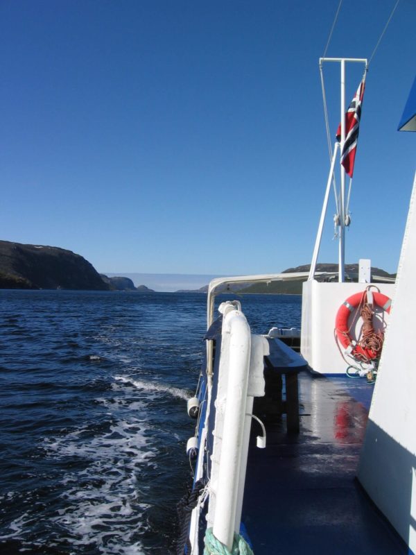 Boat at sea