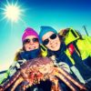 King crab & sun