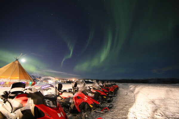 Northern lights adventure by snowmobile (KI04-bs) – Bild 6