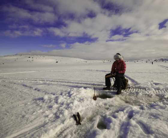 Ice fishing