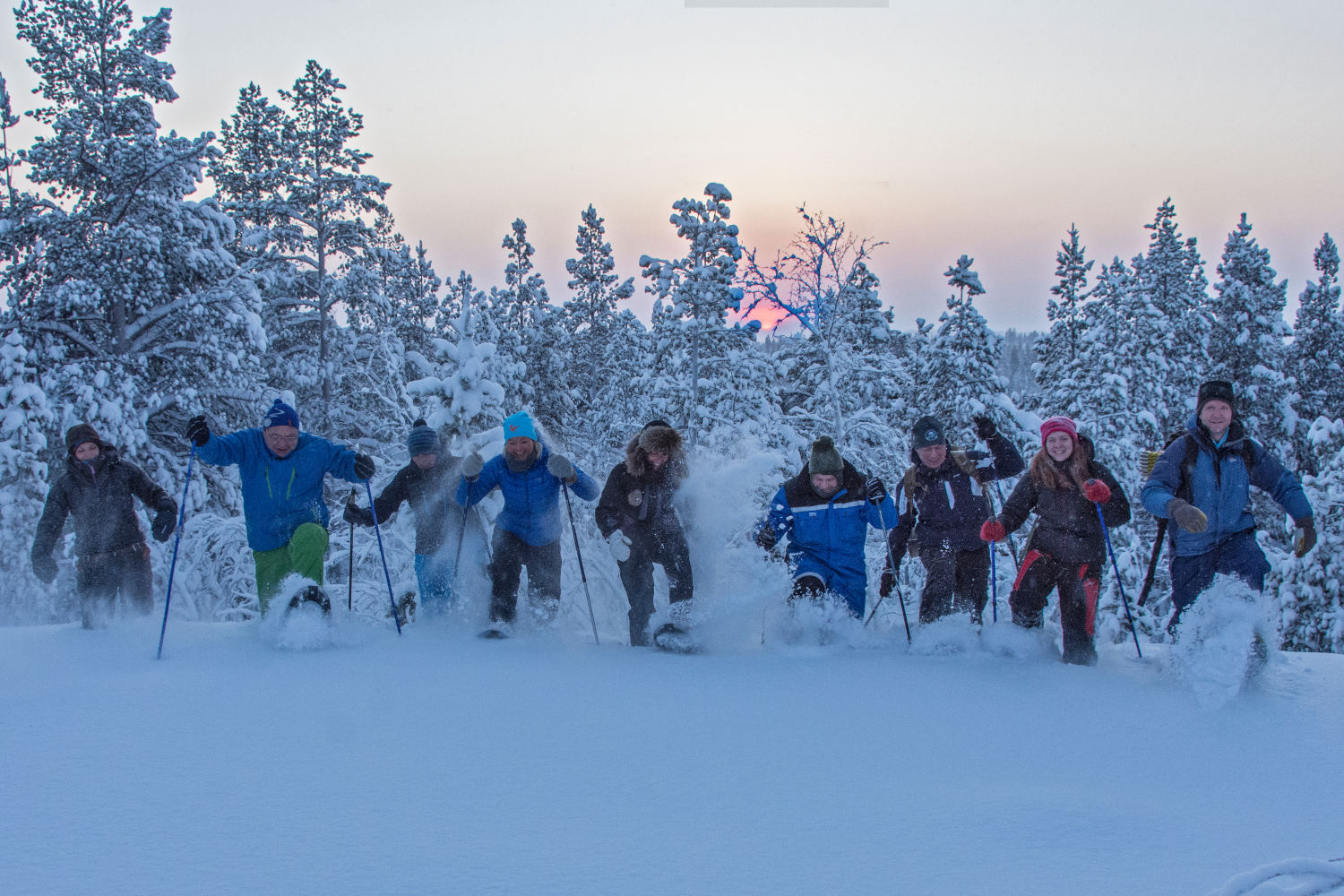 Winter hiking