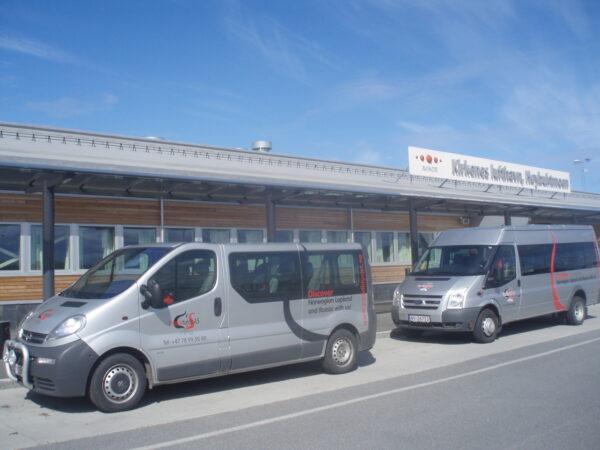 Airport transfer:  Kirkenes hotel/pier - airport