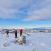 Snowshoe hiking